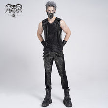Load image into Gallery viewer, TT292 Irregular burnt raw edge punk T-shirt
