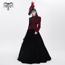 Load image into Gallery viewer, CT19302 women wine gothic short coat
