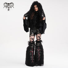 Load image into Gallery viewer, CT241 Fluffy rabbit ears hooded short jacket
