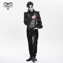 Load image into Gallery viewer, PT29801 Gothic Non-Stretch Patterned Leather Trousers

