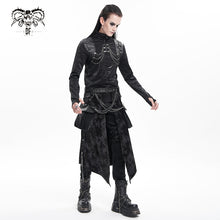 Load image into Gallery viewer, TT284 Punk techwear high-neck long-sleeved T-shirt
