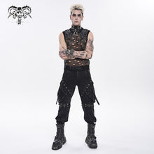 Load image into Gallery viewer, PT300 Punk-Style Straight-Leg Trousers with Acid-Wash Effect (Convertible into Shorts)
