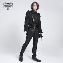 Load image into Gallery viewer, SHT132 Bat Tie Gothic Shirt
