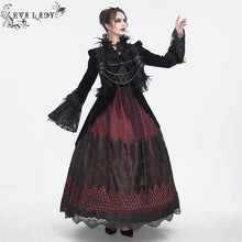 Load image into Gallery viewer, ECT015 Gothic Feather Ultra Short Women&#39;s Dress Jacket
