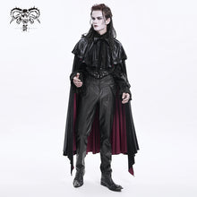 Load image into Gallery viewer, PT266 Gothic pattern leather high waist trousers
