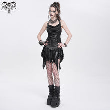 Load image into Gallery viewer, TT287 Punk sleeveless halter neck T-shirt with chain
