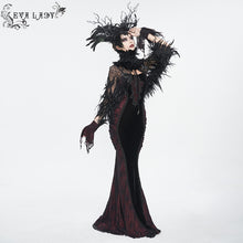 Load image into Gallery viewer, ECA017 Gothic sequin feather women&#39;s short shawl
