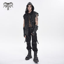 Load image into Gallery viewer, WT104 Punk-Style Hooded Distressed Loose-Fit Vest

