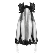 Load image into Gallery viewer, EAS039 Bat-Wing Headband with Long Veil
