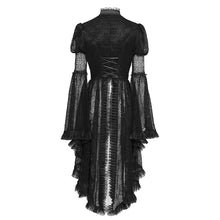 Load image into Gallery viewer, ESHT01901 Stand-Collar Gothic Lace Shirt with Irregular Dot Pattern
