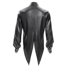 Load image into Gallery viewer, SHT123 Laminated Scratched Punk Swallowtail Shirt
