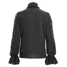 Load image into Gallery viewer, SHT127 Gothic pleated dark pattern balloon sleeve shirts
