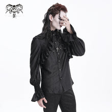 Load image into Gallery viewer, CT25402 RED Gothic faux two piece embossed dress coat
