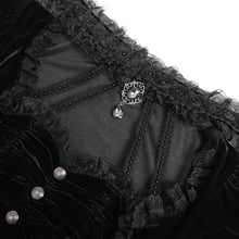 Load image into Gallery viewer, ETT04201 Halter neck velvet flared long-sleeved T-shirt
