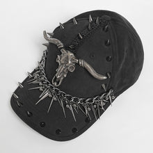 Load image into Gallery viewer, AS263 Punk horn decorated baseball cap

