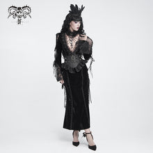 Load image into Gallery viewer, AS325 Glossy Gothic-style cashew-pattern jacquard woven belt
