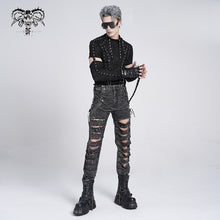 Load image into Gallery viewer, PT277 Punk ripped trousers
