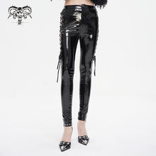 Load image into Gallery viewer, PT222 Women&#39;s strappy patent leather pants
