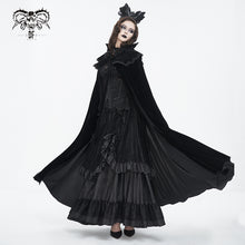 Load image into Gallery viewer, CA040 Gothic stand collar velvet women and men cloak

