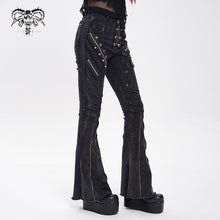Load image into Gallery viewer, PT281 Punk flared women&#39;s trousers
