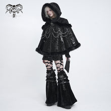Load image into Gallery viewer, AS301 Short-pile velour and glossy patent leather Punk-style mid-length leg warmers
