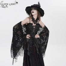 Load image into Gallery viewer, ECA024 Large Floral Wool Shawl with Tassels
