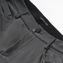 Load image into Gallery viewer, PT267 Gothic super stretchy embossed leather pants
