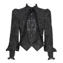 Load image into Gallery viewer, SHT15301 Faux Two-Piece Paisley Gothic Shirt
