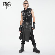 Load image into Gallery viewer, SKT203 Punk non-elastic twill material men kilt
