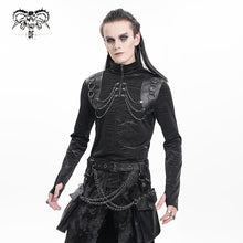 Load image into Gallery viewer, TT284 Punk techwear high-neck long-sleeved T-shirt
