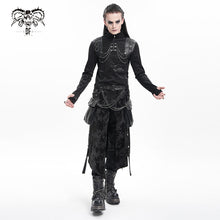 Load image into Gallery viewer, TT284 Punk techwear high-neck long-sleeved T-shirt
