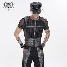 Load image into Gallery viewer, AS277 Punk-Style Faux Leather Woven Belt with Three Straps

