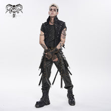 Load image into Gallery viewer, WT102 Punk Twill High-Neck Bib-Style Vest
