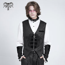 Load image into Gallery viewer, WT097 Gothic dark pattern jacquard vest
