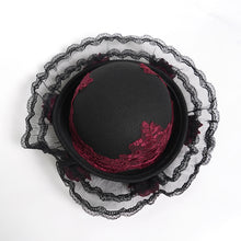 Load image into Gallery viewer, AS261 Small Rolled-Brim Velour Beanie with 3D Rose Embellishment on the Brim
