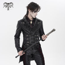 Load image into Gallery viewer, CT281 Gothic Glossy Jacquard Jacket
