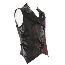Load image into Gallery viewer, WT07801 Gothic embroidered contrasting colors vest
