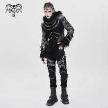 Load image into Gallery viewer, CT273 Punk hooded long-sleeved jacket with multiple straps on the front
