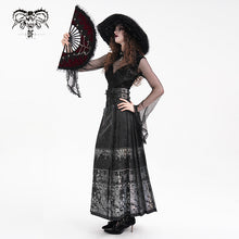 Load image into Gallery viewer, SKT212 chinese traditional culture women Gothic style horse face skirt
