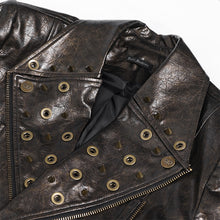Load image into Gallery viewer, CT285 Punk-Style Faux Leather Short Jacket
