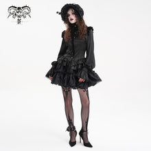 Load image into Gallery viewer, SHT122 Long Sleeve Stand Collar Gothic Blouse
