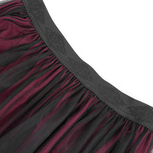 Load image into Gallery viewer, ESKT05602 red Gothic floral embroidered skirt
