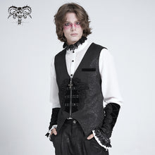 Load image into Gallery viewer, WT097 Gothic dark pattern jacquard vest
