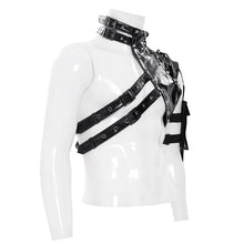 Load image into Gallery viewer, AS281 Punk-Style Glossy Leather Half-Shoulder Armor
