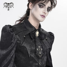 Load image into Gallery viewer, AS28901 Glossy pleated Gothic collar and bow tie

