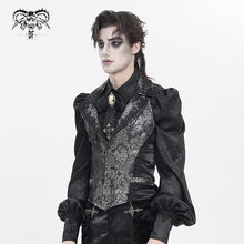 Load image into Gallery viewer, WT10302 Gothic-Patterned Leather Short Vest

