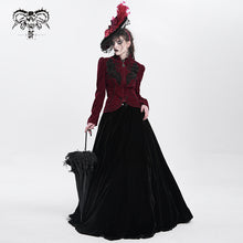 Load image into Gallery viewer, CT19302 women wine gothic short coat
