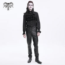 Load image into Gallery viewer, PT266 Gothic pattern leather high waist trousers
