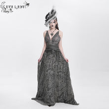 Load image into Gallery viewer, EAS02401 Grey and White Half-rimmed feather flower headband straw hat
