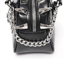 Load image into Gallery viewer, AS216 Punk horn nail chain decorated small square handbag
